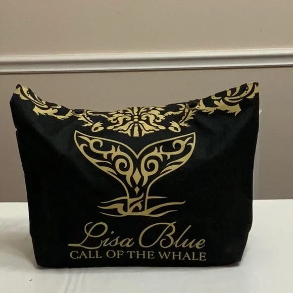 Lisa Blue Beach/Pool tote - Black - Picture 3 of 9